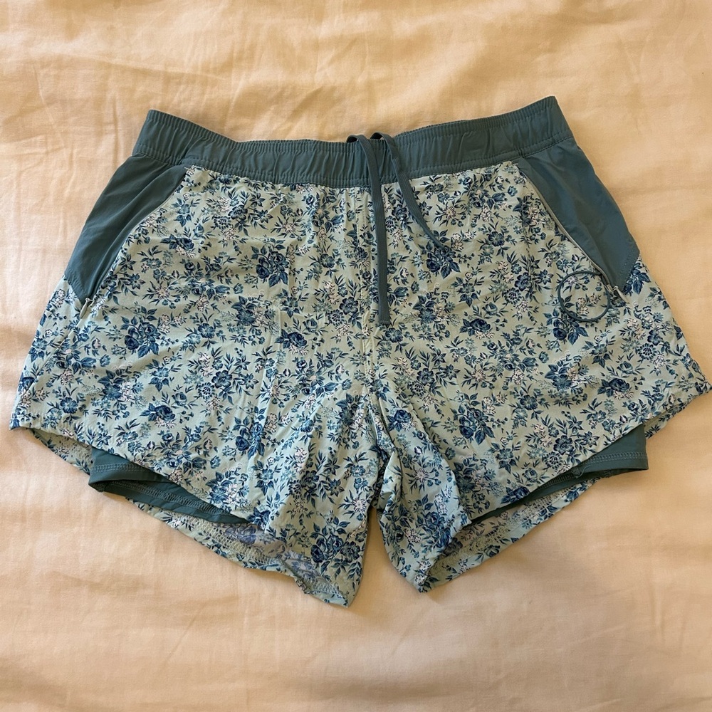 Fair Harbor athletic shorts in blue floral